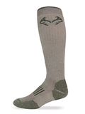 Realtree RealTree Herensokken, dikke merinowol, all-weather, lichtbruin/olijf