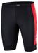 Merkloos Fietsbroek Pro Line met Coolmax (Polyesterfasern) en Reflectoren, zwart-rood