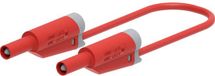 Electro PJP 2712-IEC-CD1-100R Meetsnoer Bananenstekker 100 cm Rood 1 stuk(s)