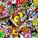 4R Quattroerre.it 16225 Plakfolie voor auto's, sticker Bomb Small, 35 x 50 cm