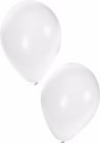 Bellatio Decorations ballonnen - 30x stuks - blanc - 27 cm - anniversaire