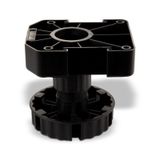 SOTECH 5 x Set van 4 meubelpoten zwart met sokkelhoogte 90 mm