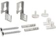 Support de radiateur - Acier allié - Argent - Pour radiateurs en tôle