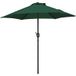 Yaheetech Parasol de jardin 222,5 cm - Inclinable - Avec manivelle - Polyester - Imperméable