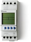 Finder 12.22.8.230.0000 Schakelklok voor DIN-rails 230 V/AC 2x wisselcontact 16 A 250 V/AC Weekprogramma