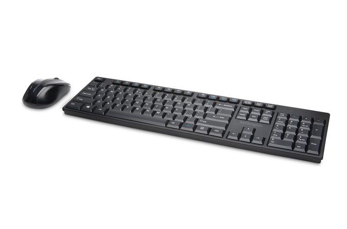 Kensington Pro Fit Draadloze Desktopset - QWERTY US International - Zwart