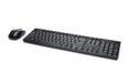 Kensington Pro Fit Draadloos AZERTY Frans Zwart Toetsenbord en Muis Set