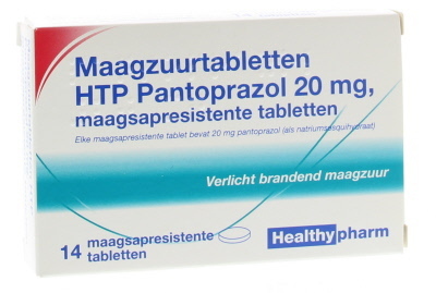 Healthypharm Pantoprazol 20 mg 14 tabletten