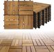 Merkloos / Sans marque Acaciahout Houten Terrastegels - Balkontegels Kliktegels - Tuin Terras Aankleden - Drainage - 30x30cm 22 Stuks - Natuurlijk Hout