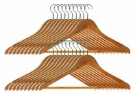 Premier Housewares Kledinghangers van hout, 20 stuks