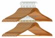 Premier Housewares Kledinghangers van hout, 20 stuks