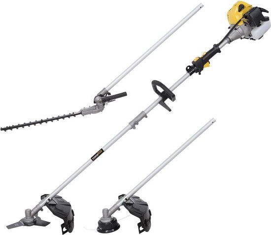 Powerplus 3-in-1 Benzine Tuin Multitool - Heggenschaar, Trimmer & Bosmaaier - POWXG3025