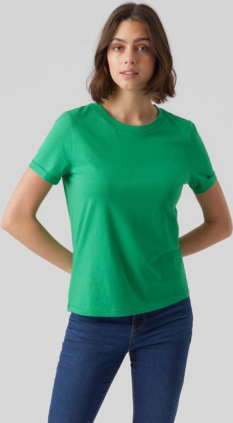 Vero Moda VMPAULA T-shirt - Bright Green - XS