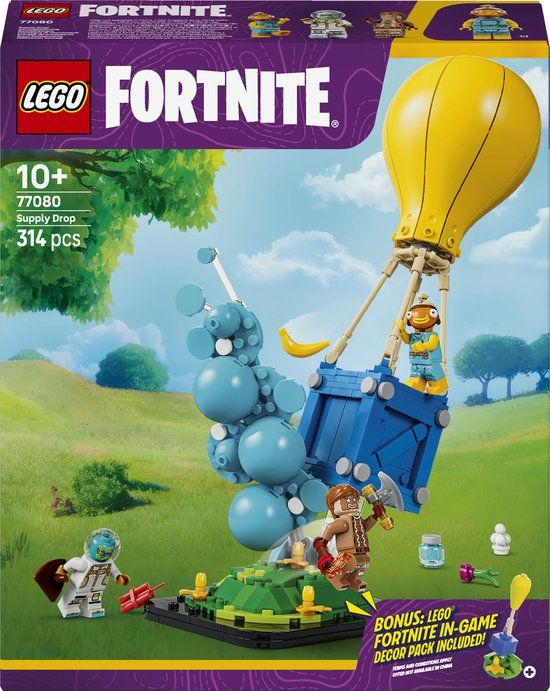 LEGO Fortnite Supply Drop Game Bouwpakket met Speelgoed voor Kinderen 77080