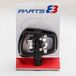 TRIBE SPORT GROUP SAS Pedalen Parts 8.3 half clip Combi-pedalen Noir Acier