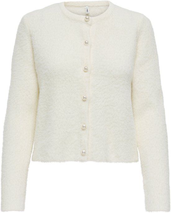 ONLY Petra Pearl Knit Cardigan Vest Dames - Maat M - Wit