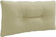 vidaXL Coussin de dossier PUTTEN 100% Polyester Vert clair 80 x 40 x 10 cm