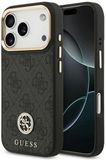 Guess Coque Magsafe pour iPhone 17 Pro avec Strass Logo et Design Luxueux