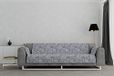 Italian bed linnen "Glamour" antislip sofa-afdekking, donkerblauw, 4 plaatsen