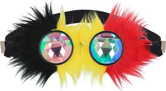 Boland Partybril Rave België - Rode Duivels - Voetbal - Volwassenen