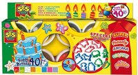 SES Klei Mania - Klei met vormpjes - 8x90gr - Soepel blijvende klei
