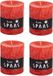 Spaas bougies cylindriques rustiques rouges 7 x 8 cm 30 heures de combustion - Bougies inodores - Décorations d'intérieur
