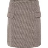 ICHI IHKATE TWILLISH SK Mini Rok Dames PORT ROYALE/DARK BLUE S