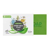 MY SOAP schapenmelkzeep, Natural by accentra, handgemaakte schapenmelkzeep MY SOAP in kartonnen doos, 100g, motief/geur: aloë vera, VE 6