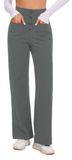 Icecat Pantalon ample pour femmes taille haute avec plusieurs poches