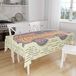 Bonamaison Tafelkleed, Anti-Mold, Sneldrogend, Waterdicht, 100% Polyester Tafellaken, 140cm x 160cm - Ontworpen en Vervaardigd in Turkije