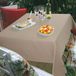 Goodivery Nappe aspect lin, hydrofuge, lavable, beige, 140 x 200 cm