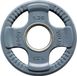 Body-Solid disque olympique 50 mm - 1,25 kg - Revêtement caoutchouc - Gris
