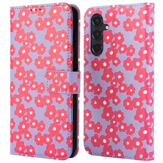 imoshion Design Bookcase voor de Samsung Galaxy A55 - Dusty Rose Blossoms