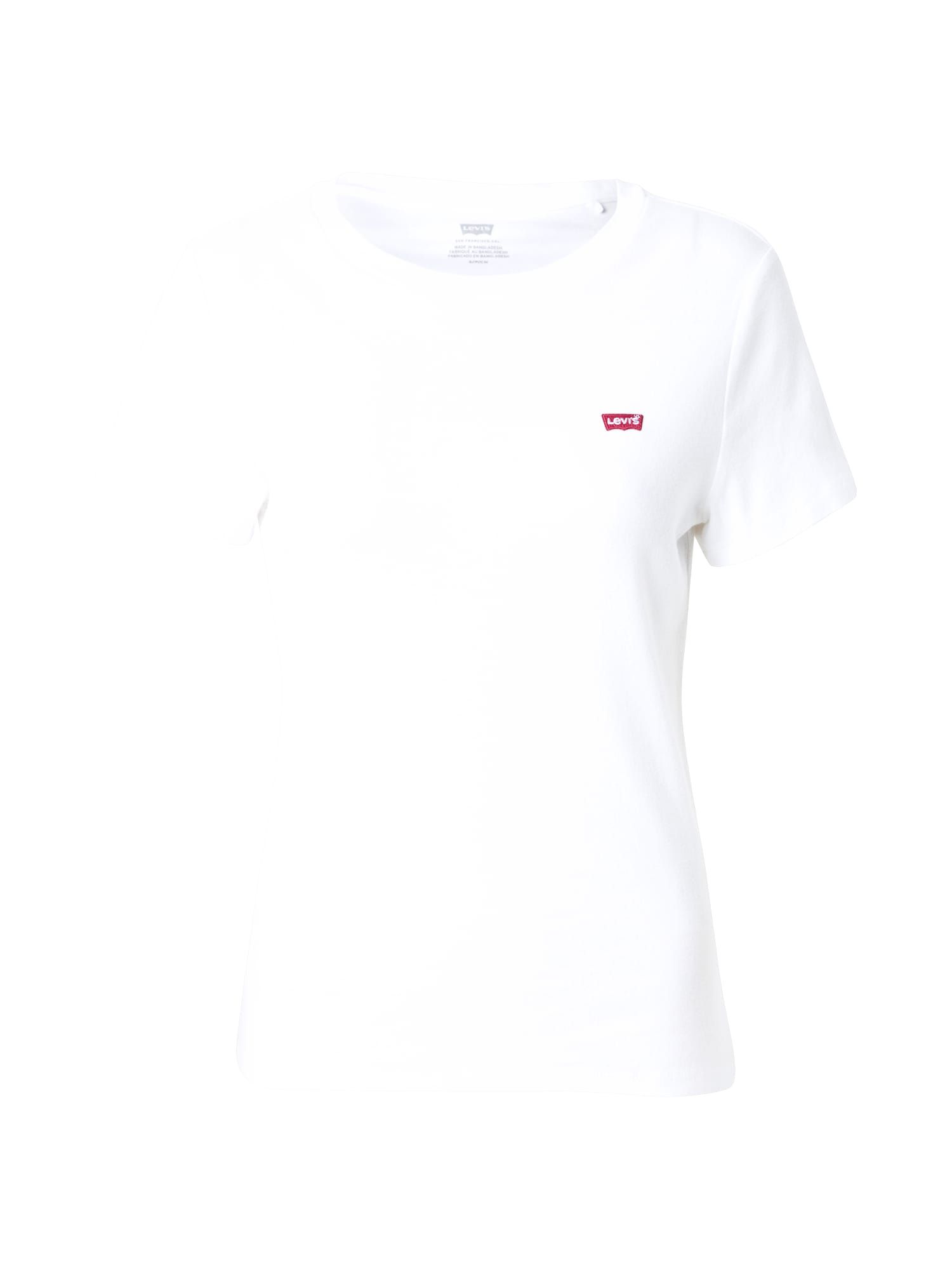 Levi's Essential Hm Ss Tee T-shirt voor dames, Wit, M
