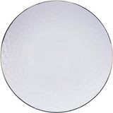 Tokyo Design Studio Nippon White Gold Rim Star Bord Ø 19 cm Wit/Goud