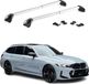 OMAC Dakdragers compatibel met BMW 3-serie Touring F31 G21 2012-2025 aluminium ABE 100 kg argent 2 stuks gesloten rails