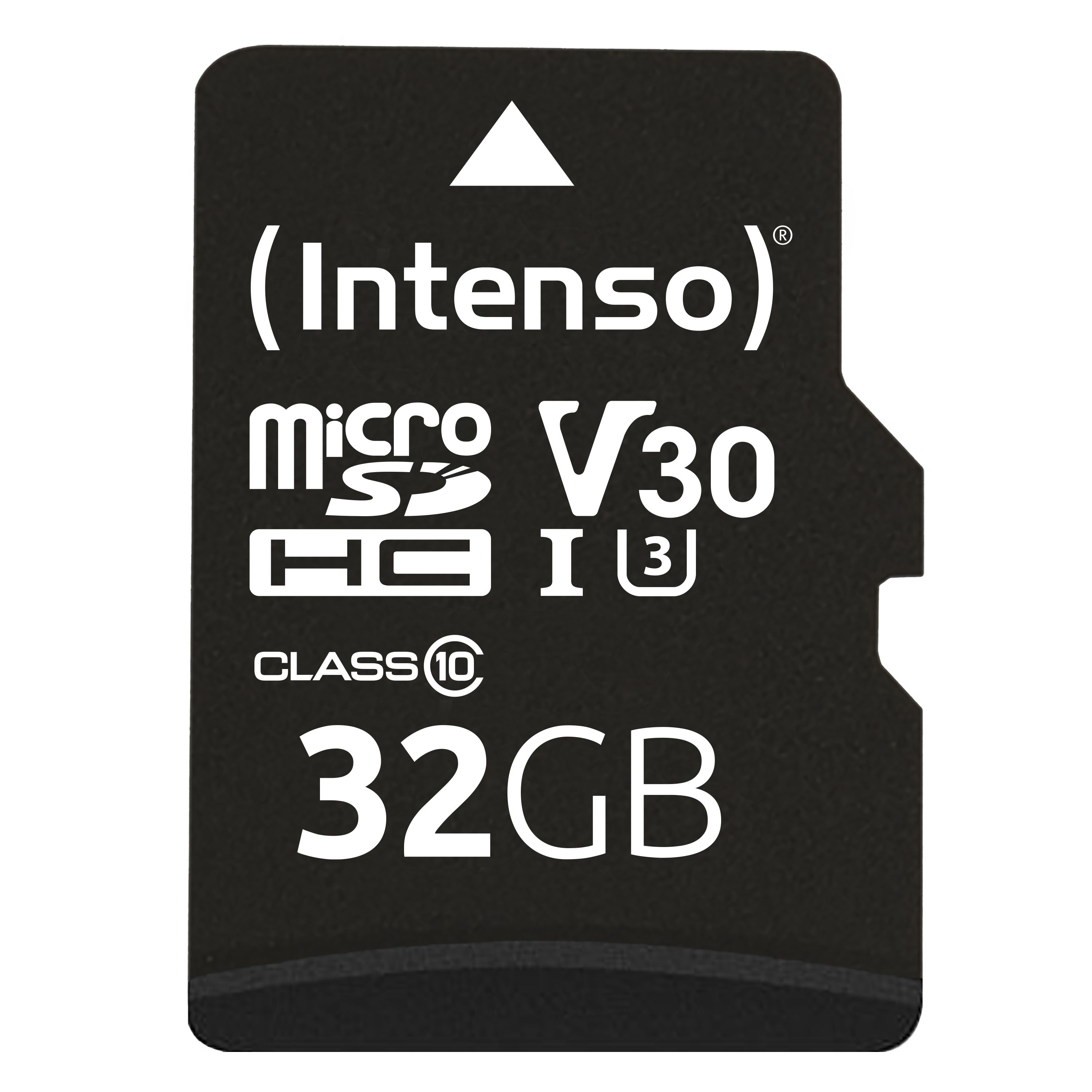 Intenso 32GB MicroSDHC UHS-I Class 10 Memory Card with SD Adapter