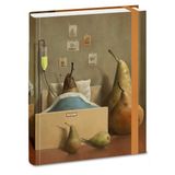 Art Revisited Notitieboek Large (13 x 21 cm) 160 Pagina's Hardcover Genaaid gebonden Elastiek Multicolor