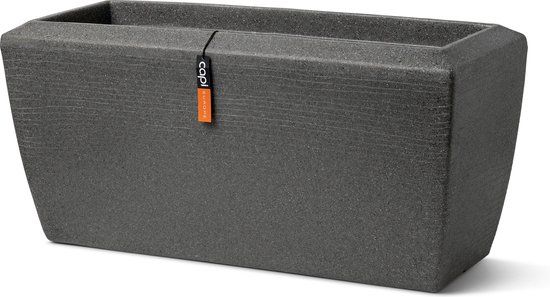 Capi Europe Arc Granite Bloembak - 60x35x40cm - Antraciet