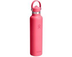 Hydro Flask Standard Mouth Flex Straw Cap Popstar Pink thermosfles, 621 ml