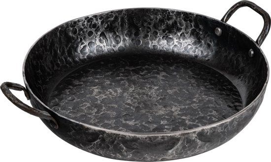 Forged Essentials koekenpan 28cm - Staal - PFAS-vrij - Alle warmtebronnen - 2 handgrepen