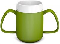 Ornamin Conische Warmhoudbeker met Dubbel Handvat - Groen