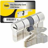 Yale losneembare slotcilinder - 30 x 40 mm - 10 pins - 5 sleutels