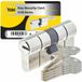 Yale losneembare slotcilinder - 30 x 40 mm - 10 pins - 5 sleutels