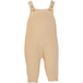 LUPILU Pantalon salopette en tricot pour bébé (Beige, 62-68)