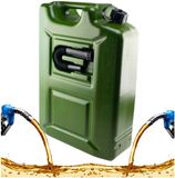 Anwicar Jerrycan 20l Benzine en Diesel - Brandstoftank - Flexibele Uitlaat - Ideaal als Reserve of Voor Olie