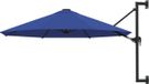 vidaXL Wandparasol met metalen paal 300 cm blauw