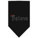 Mirage Believe Strass Bandana, Klein, Zwart