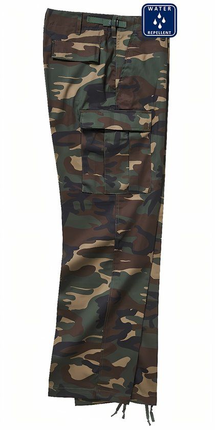 Brandit US Ranger Heren Stoffen broek - woodland - L