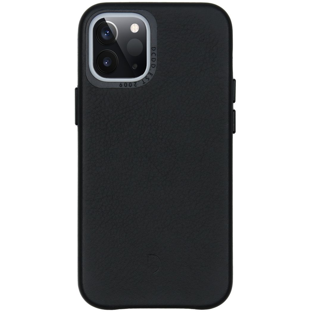 Decoded Backcover voor de iPhone 12 Mini - Zwart | Leer